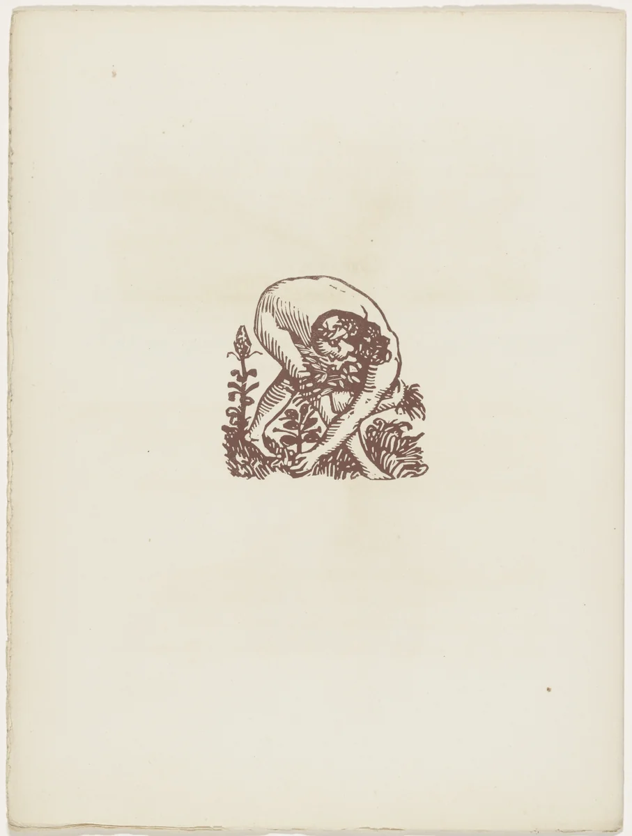 Vignette (folio 53 verso) from Les Amours (The Loves) by Émile Bernard, illustrated book, 1915