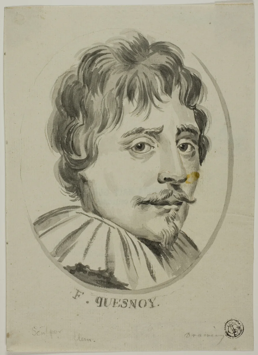 François Duquesney by Unknown Artist, drawing, 1600-1699