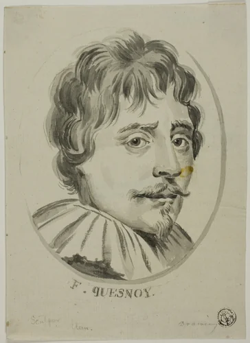 François Duquesney by Unknown Artist, drawing, 1600-1699