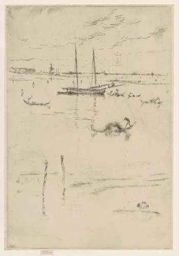 The Little Lagoon by James McNeill Whistler, print, 1879-1880
