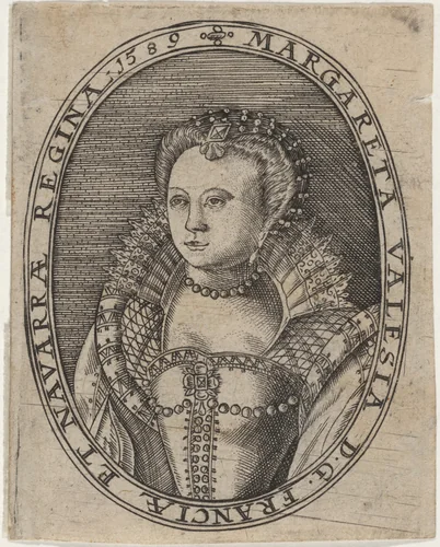 Marguerite de Valois, Wife of Henry of Navarre by Unknown 19th Century, print, 1589