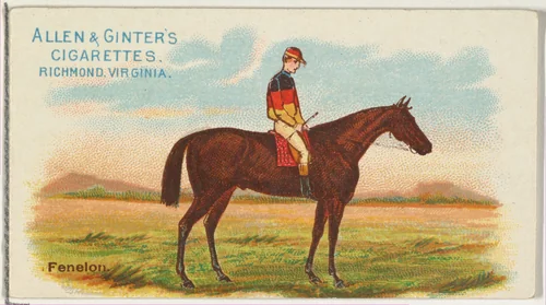 Fenelon, from The World's Racers series (N32) for Allen & Ginter Cigarettes by Allen & Ginter, print, 1888