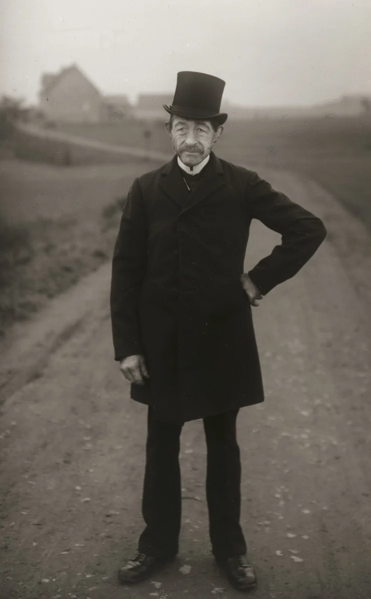 Farmer on his Way to Church by August Sander, photograph, 1925
