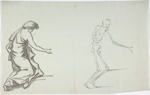 Anatomical drawing by anonymous, drawing, 1700-1799