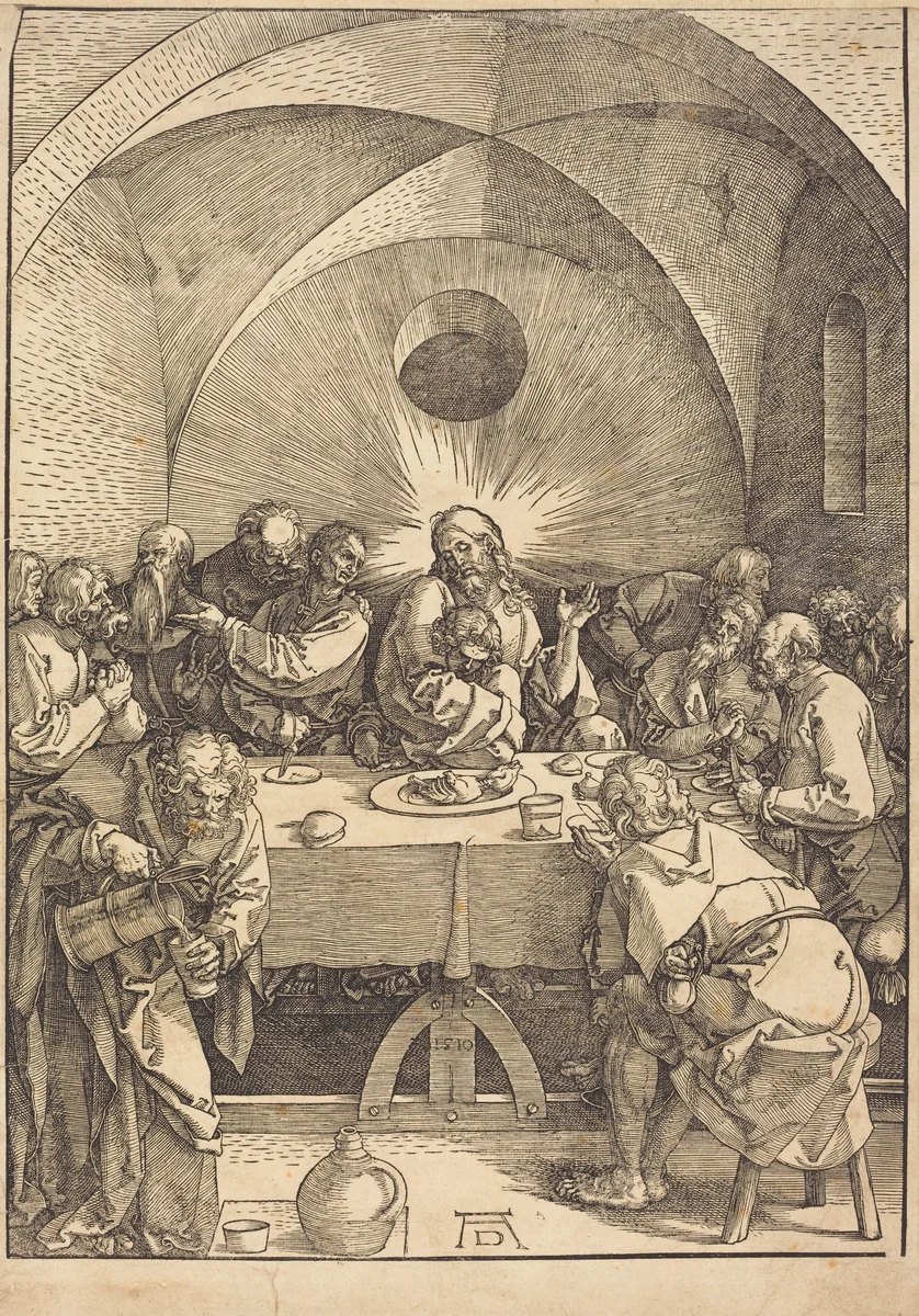 The Last Supper by Albrecht Dürer, print, 1510
