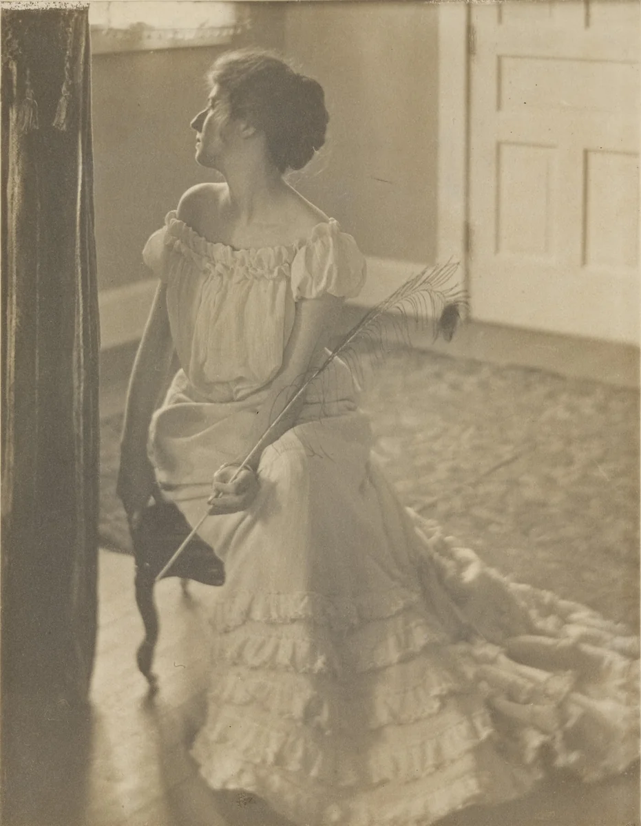 Peacock Feather by Clarence H. White, photograph, 1902