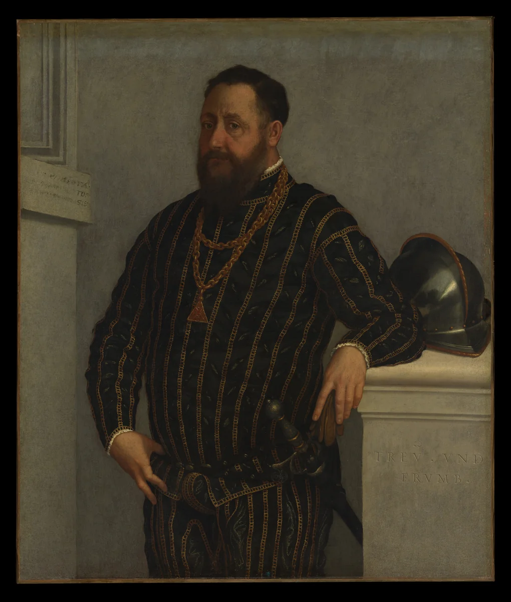 Portrait of a Man by Giovanni Battista Moroni, painting, 1544-1578