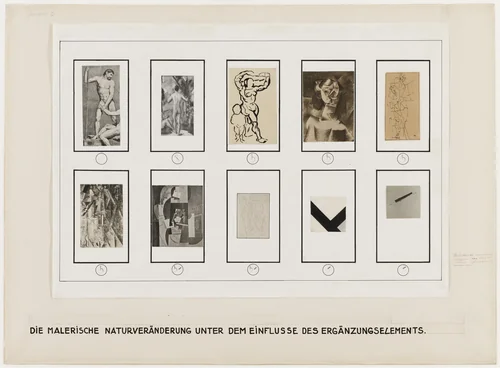 Analytical Chart by Kazimir Malevich, drawing, 1924
