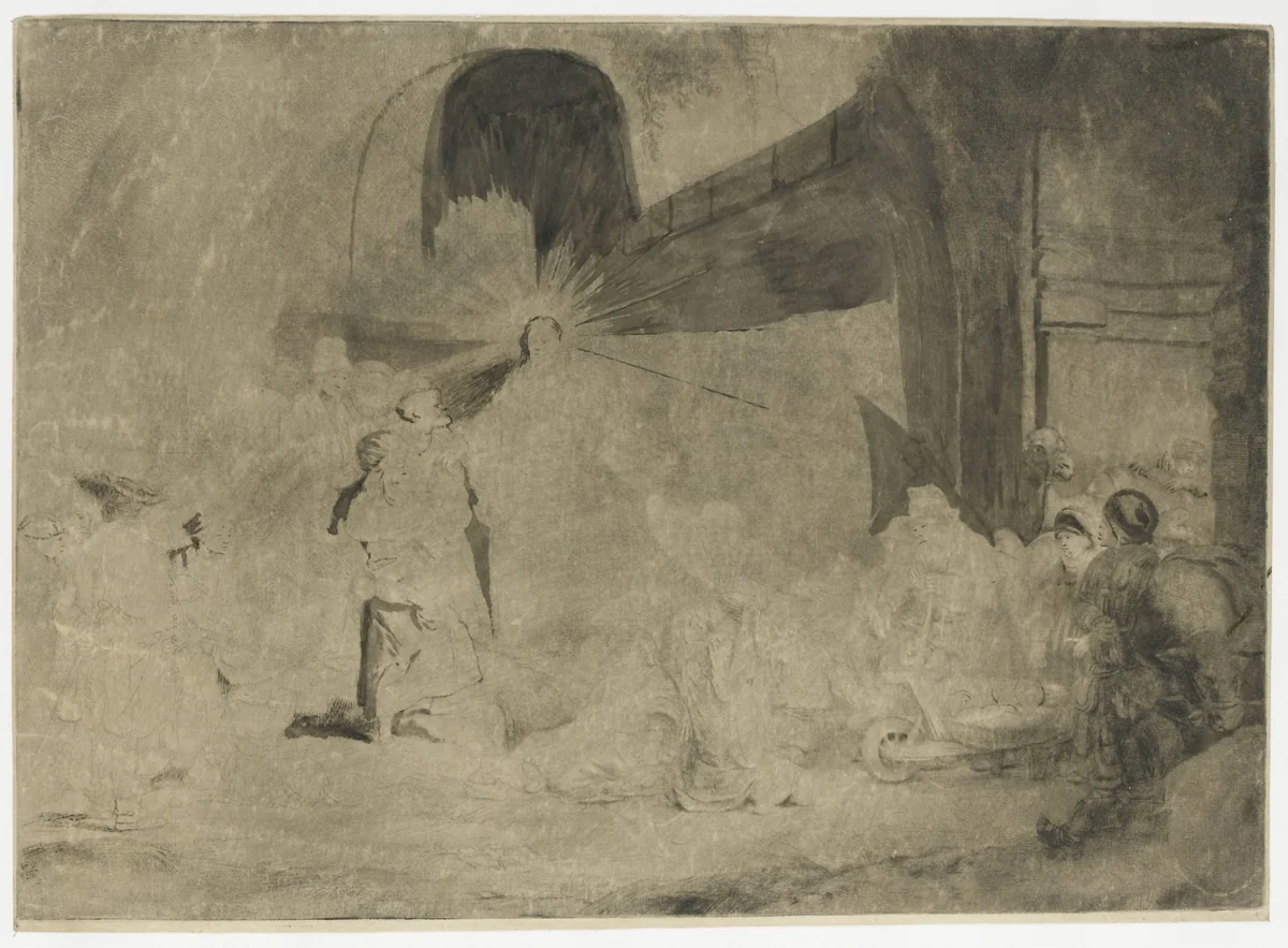 The Hundred Guilder Print by Rembrandt van Rijn, print, 1648