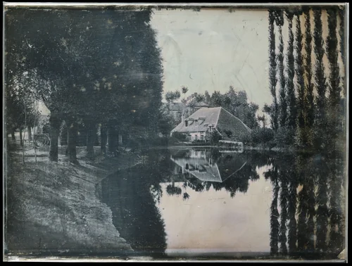[Landscape with Cottage] by Marie-Charles-Isidore Choiselat, photograph, 1844