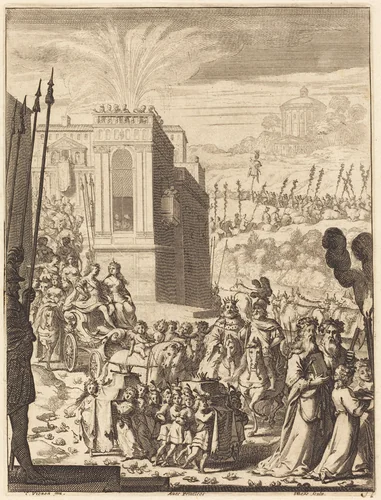 Illustration to Jean Desmarets' "L'Ariane" by Abraham Bosse
Claude Vignon, print, 1639