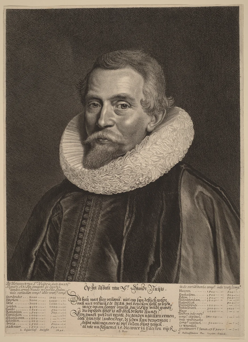 David Nuyts by Jonas Suyderhoff, print, 1645