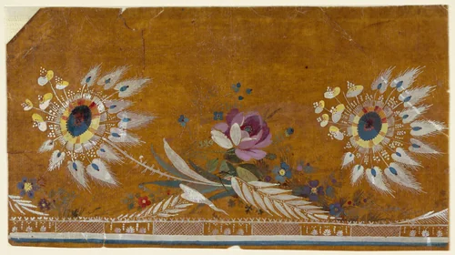 Drie bloemen by anonymous, drawing, 1760-1770