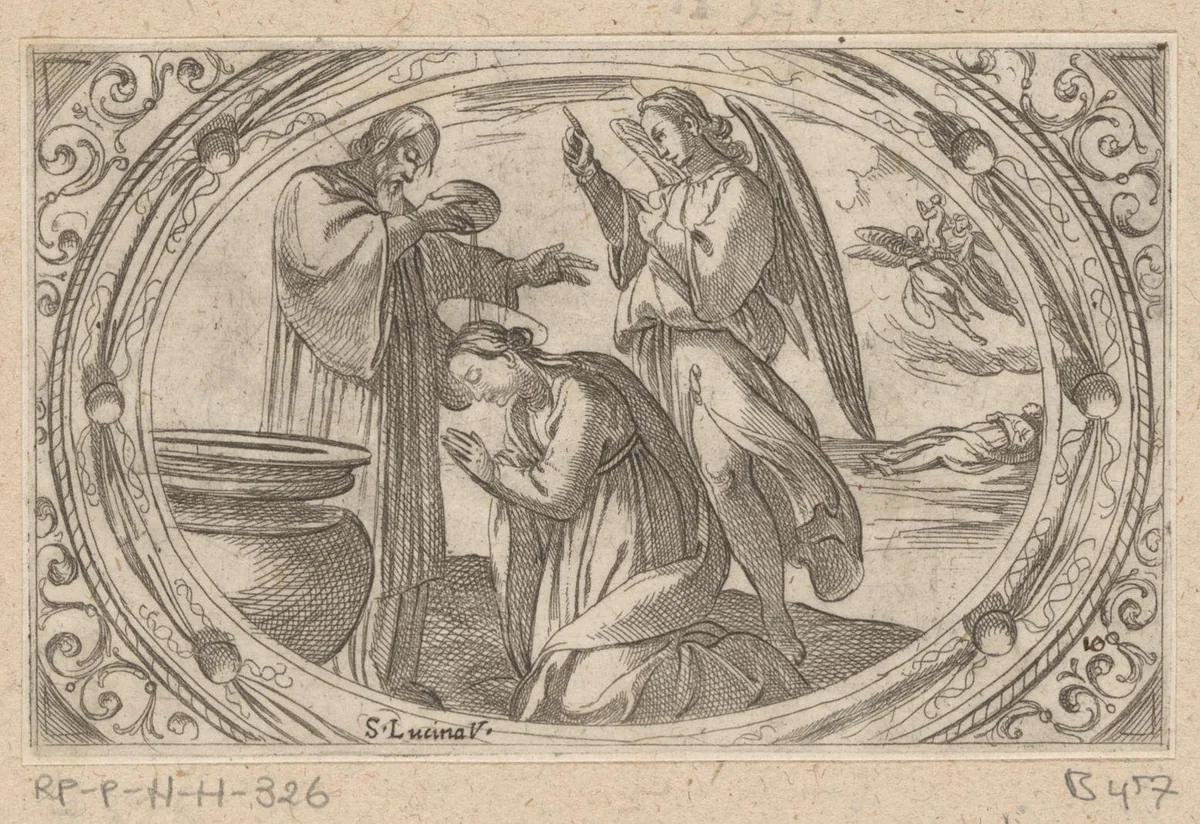 H. Lucina by Antonio Tempesta, print, 1565-1630