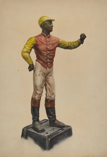 Jockey Hitching Post by Elizabeth Fairchild, index of american design, 1937