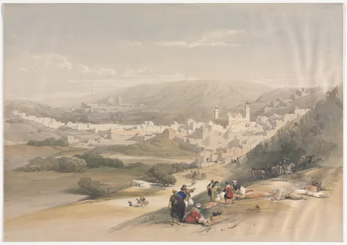 Hebron by David Roberts, print, 1839