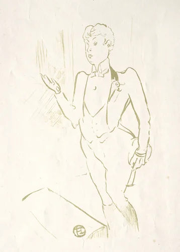 Mary Hamilton by Henri de Toulouse-Lautrec, print, 1893