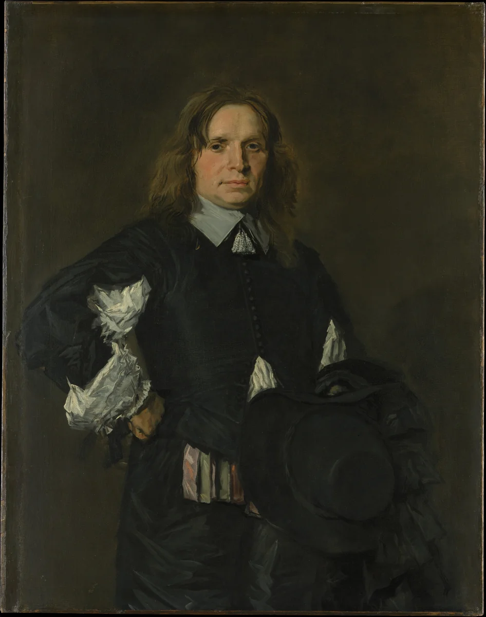 Portrait of a Man by Frans Hals, painting, 1650-1653