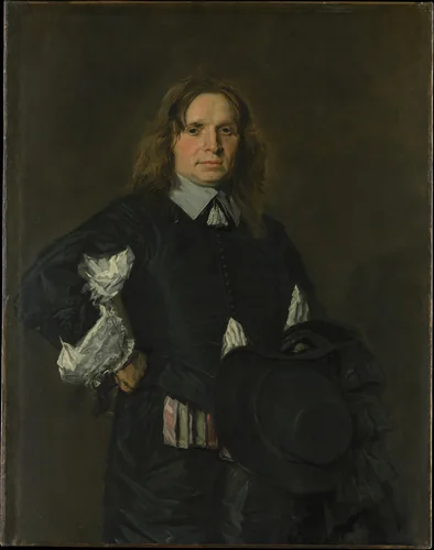 Portrait of a Man by Frans Hals, painting, 1650-1653