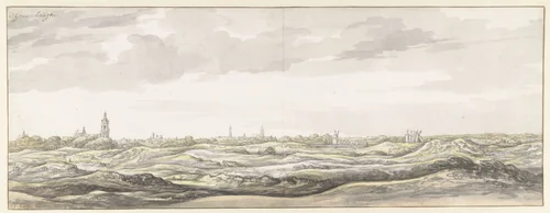 View of The Hague by Aelbert Cuyp, drawing, 1630-1691