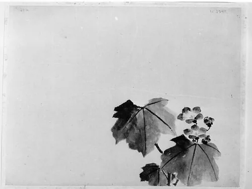 Bellflower by Hokusai School, painting, 1800-1868