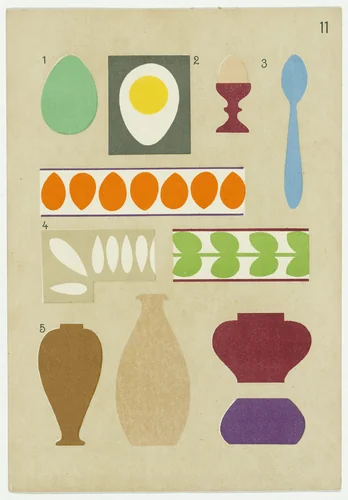 Gift 13: Paper Cutting (Kindergarten material based on the educational theories of Friedrich Froebel) by Hans Kappler, design, 1920