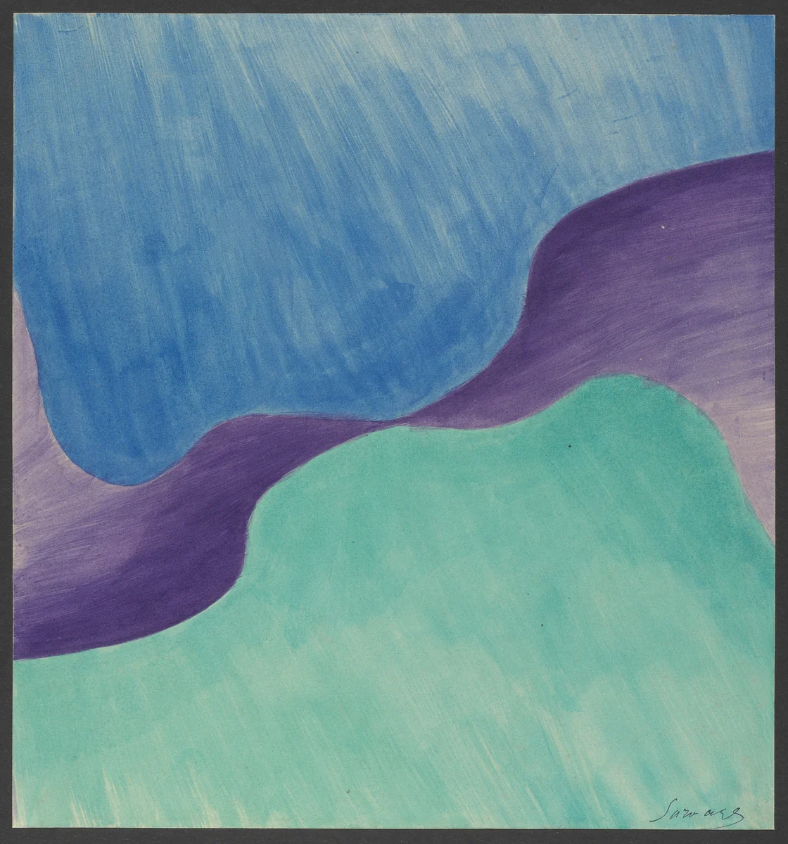 Colored Rhythm: Study for the Film by Léopold Survage, drawing, 1913