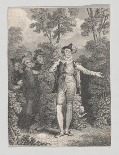 Malvolio (Twelfth Night, Act 2, Scene 5) by Charles Heath, print, 1825-1840