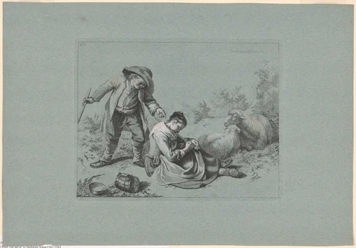 Plate 10, from The Set of 12 Pastorals Scenes by Francesco Londonio, print, 1762-1763
