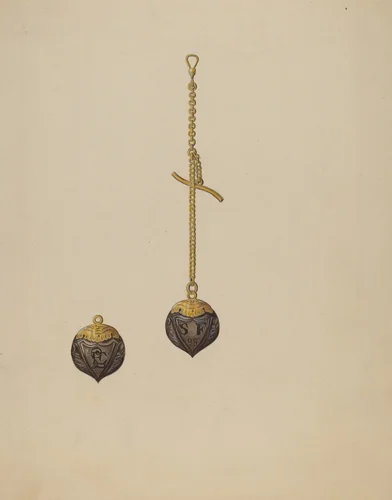 Watch Fob by Bertha Semple, index of american design, 1936