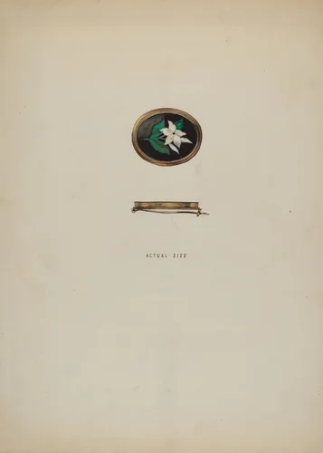 Brooch by Kurt Melzer, index of american design, 1936