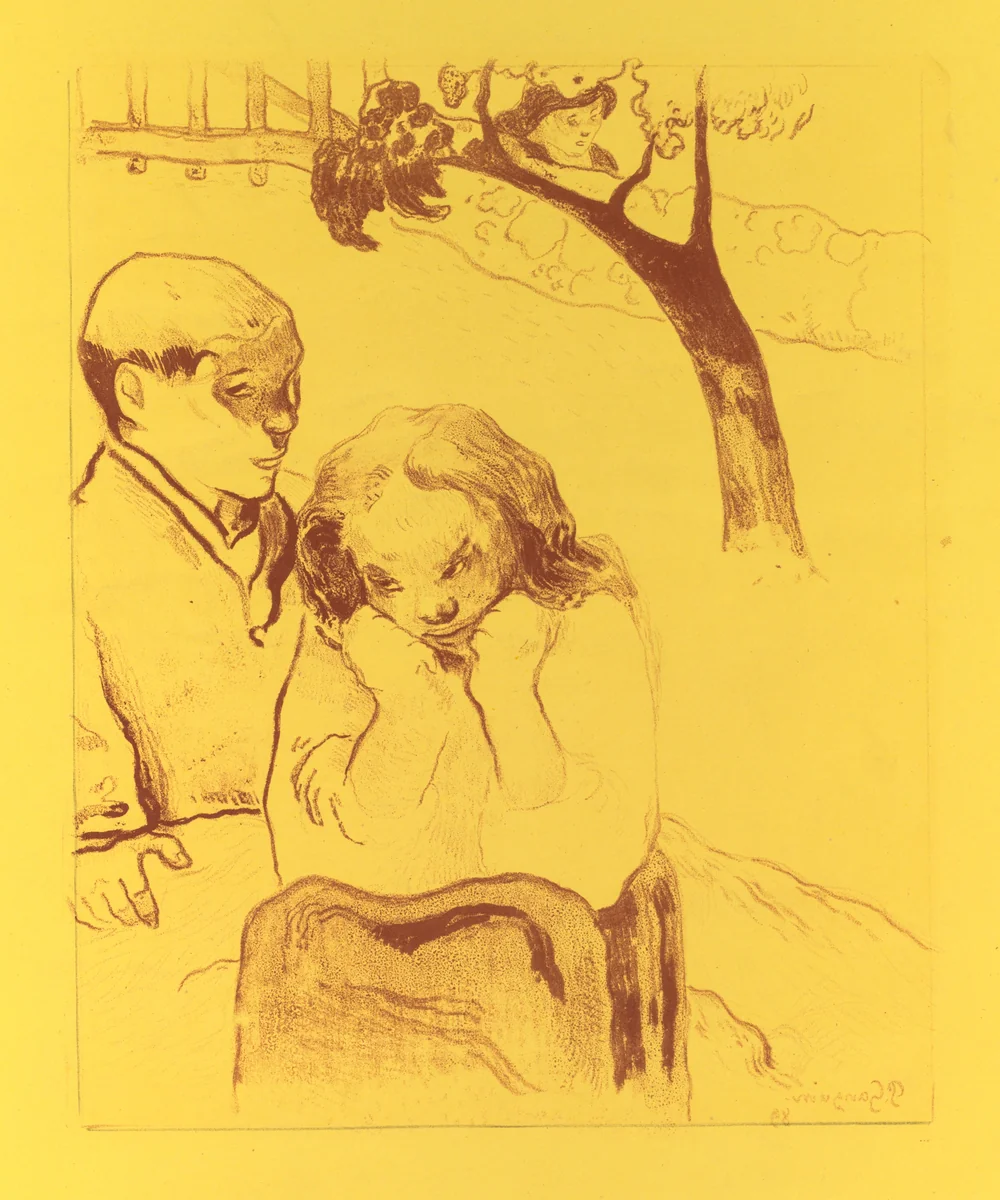 Volpini Suite: Human Misery (Misères Humaines) by Paul Gauguin, print, 1889