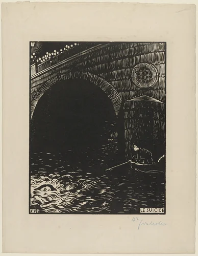 The Suicide (Le Suicide) by Félix Vallotton, print, 1894