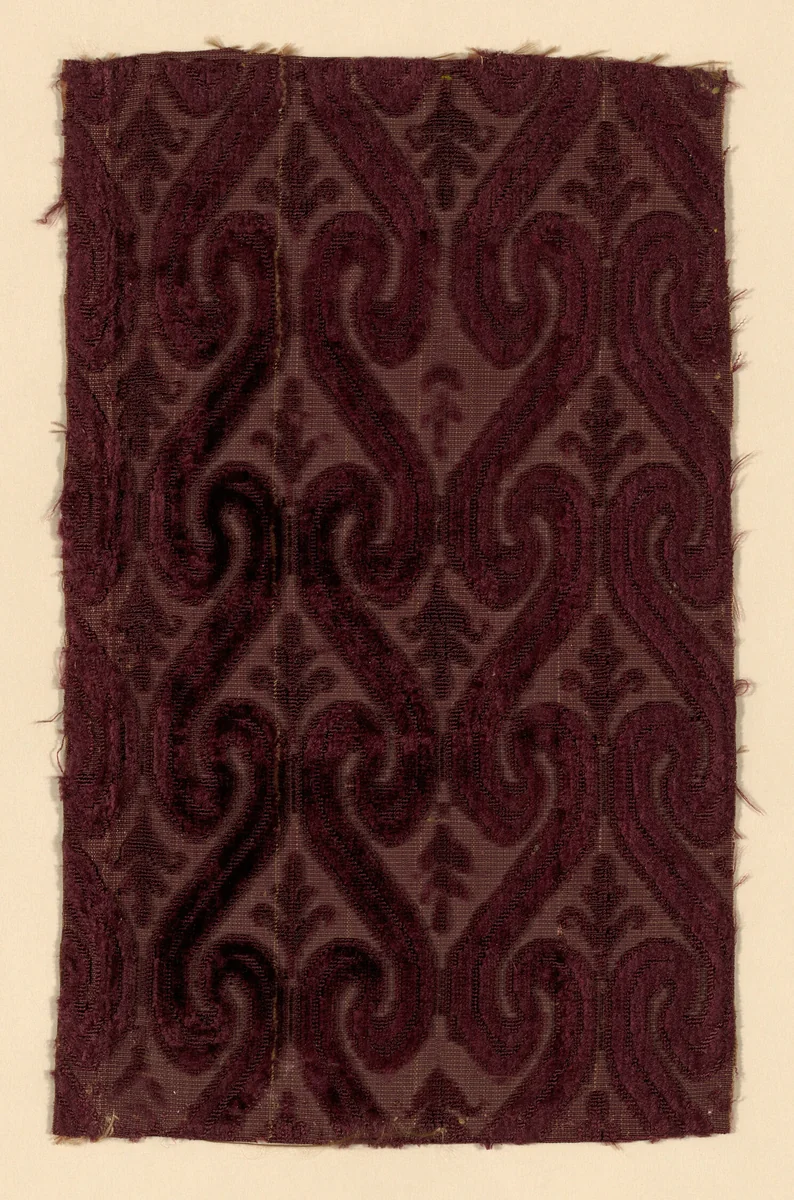 Fragment by Italy, textile, 1575-1625