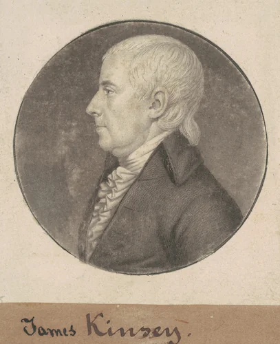 James Kinsey by Charles B. J. Févret de Saint-Mémin, print, 1807