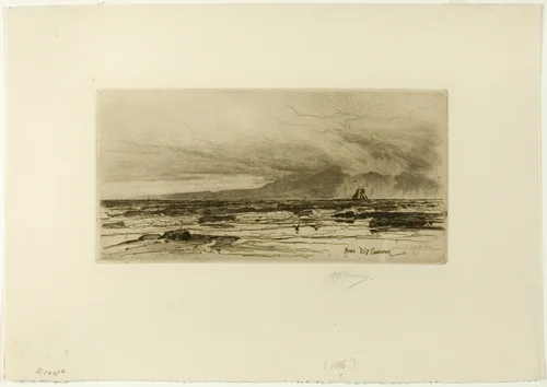 Arran, plate fourteen from the Clyde Set by David Young Cameron, print, 1889