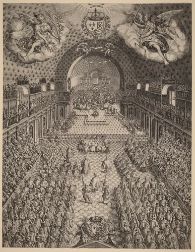 The States General of France (Les Etats Generaux de France) by Jan Ziarnko, print, 1614