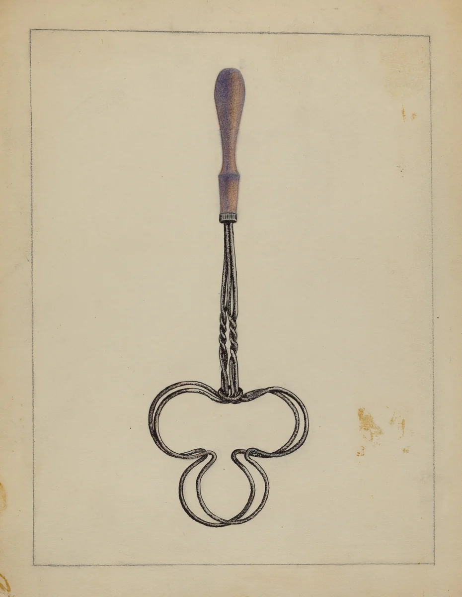 Toaster by Rollington Campbell, index of american design, 1935