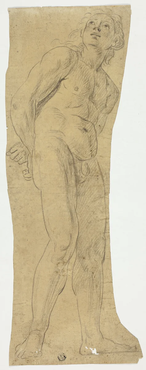 Saint Sebastian by Unknown Artist, drawing, 1700-1799