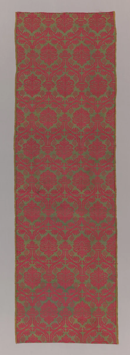 Three Lengths of Woven Silk by Italy, textile, 1575-1625