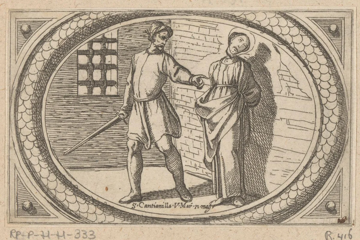 H. Cantianilla by Antonio Tempesta, print, 1565-1630