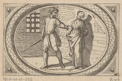 H. Cantianilla by Antonio Tempesta, print, 1565-1630