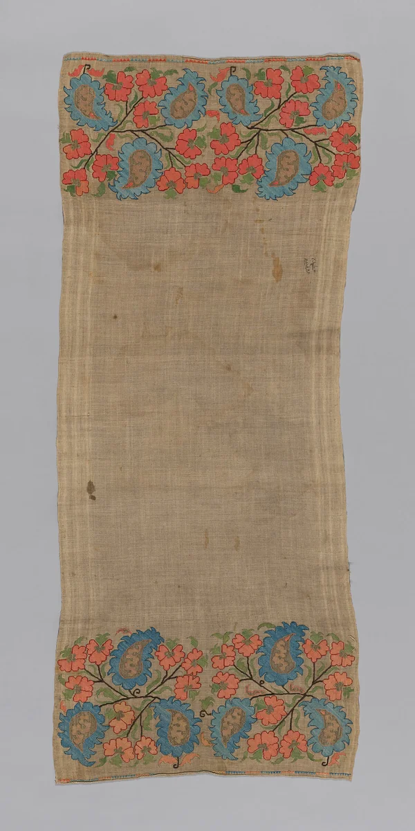 Towel by Turkey, textile, 1701-1725