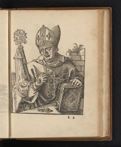 Bisschop by Unknown, print, 1578