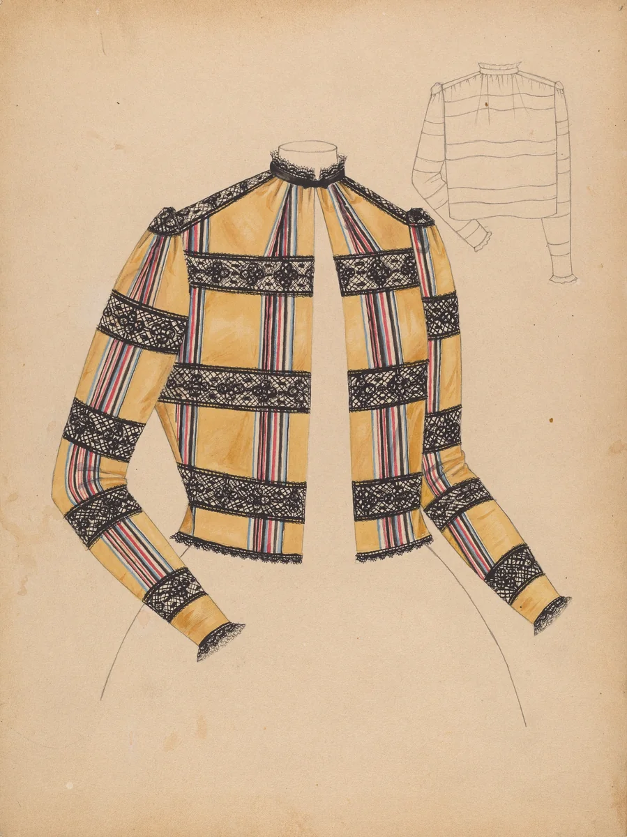 Jacket by Dorothy Gernon, index of american design, 1937