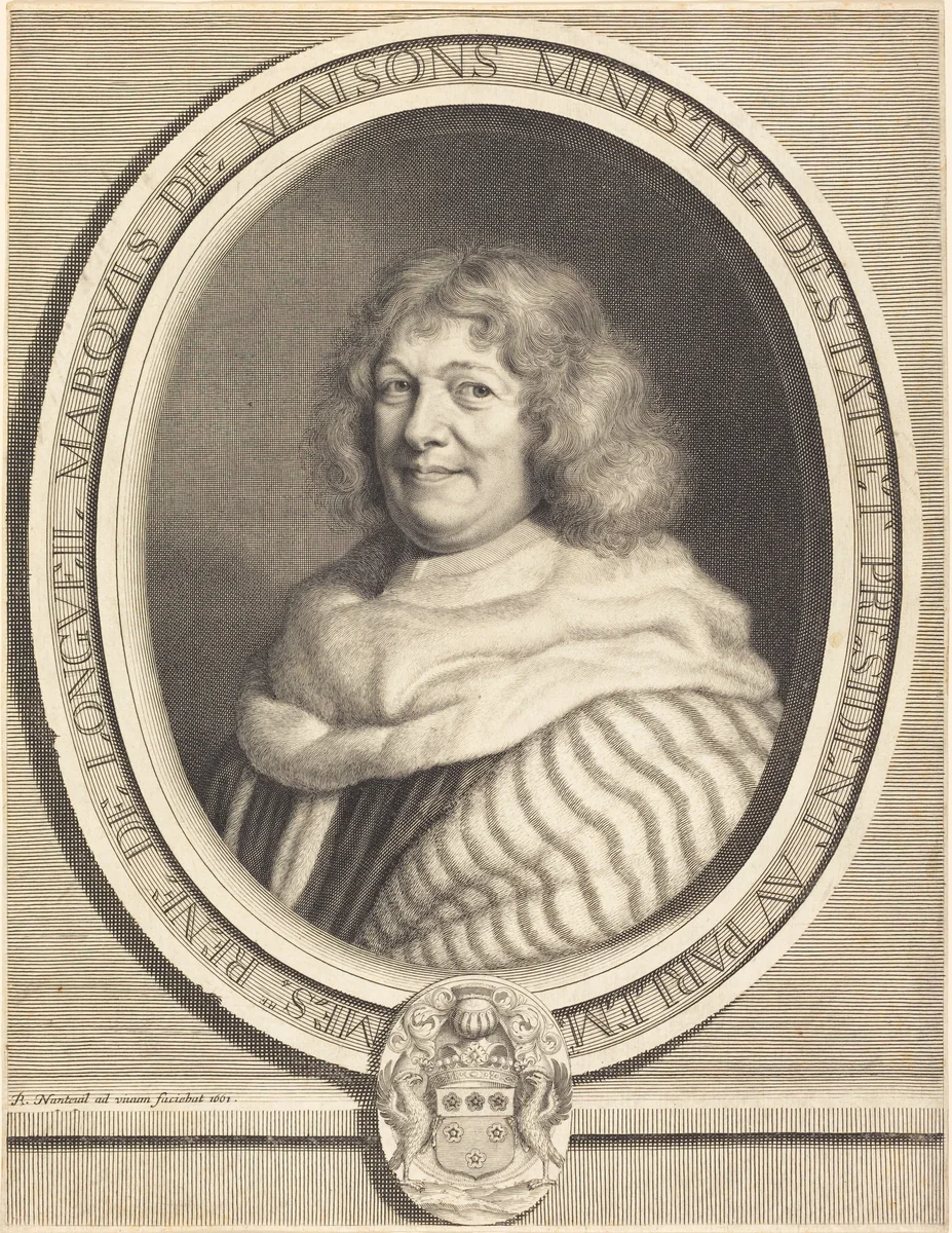 Rene, Marquis de Maisons by Robert Nanteuil, print, 1661