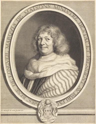 Rene, Marquis de Maisons by Robert Nanteuil, print, 1661