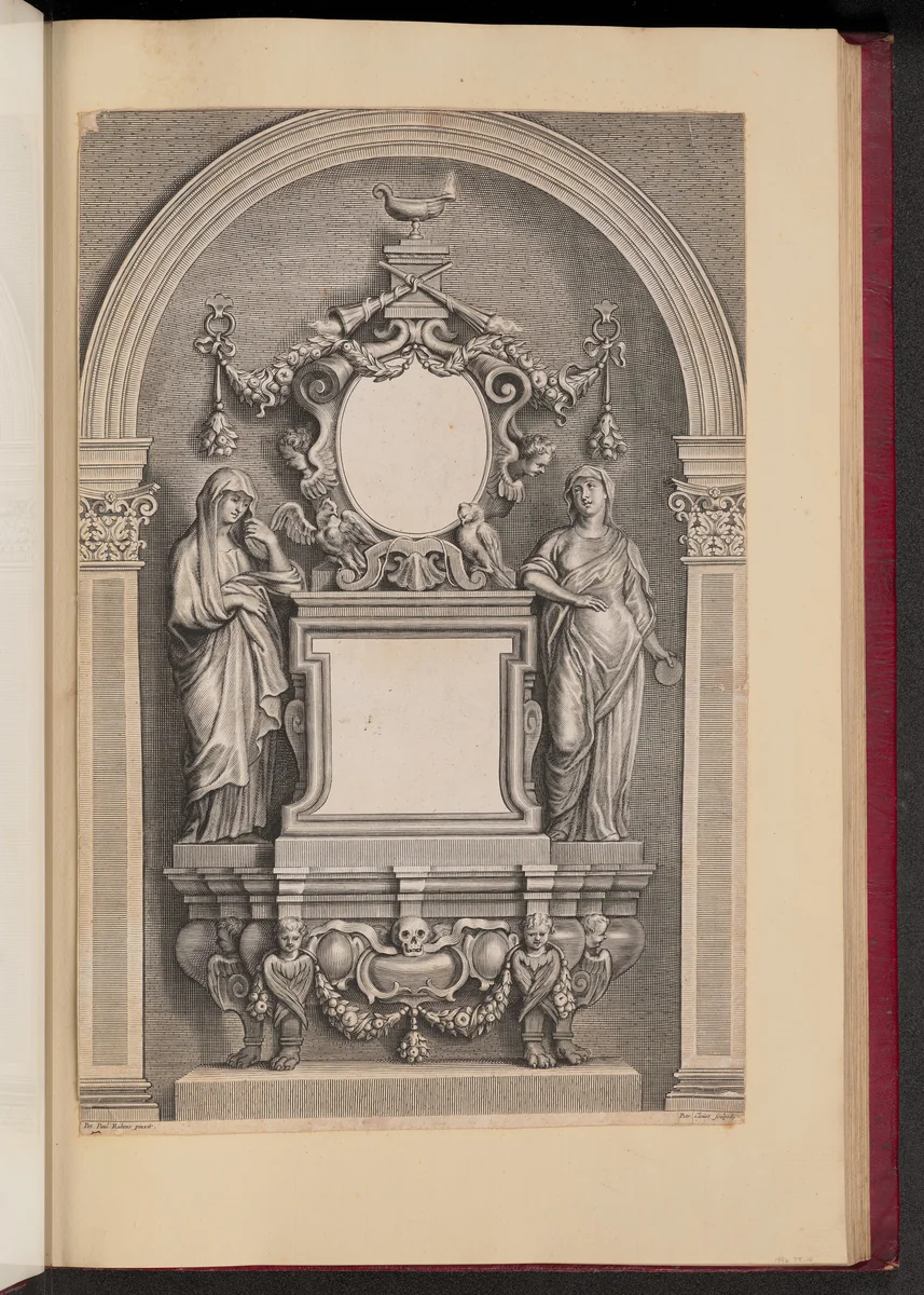 Epitaph of Rubens by Petrus Clouet
Sir Peter Paul Rubens, print, 1613-1646