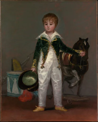 José Costa y Bonells (died l870), Called Pepito by Goya, painting, 1805-1815