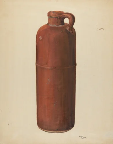 Zoar Jug by Angelo Bulone, index of american design, 1938